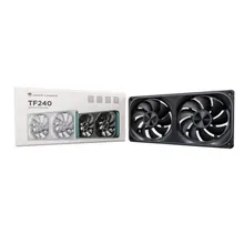 Quạt tản nhiệt PC Jungle Leopard TF240 ARGB (Sync Main) (Gió ngược) | PWM, 800–1600 RPM, Đen