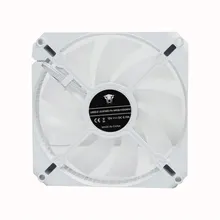 Quạt tản nhiệt PC Leopard F6 Auto ARGB | Fan lẻ 120mm, ARGB, Trắng
