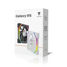 Quạt tản nhiệt PC Leopard Galaxy RS | Fan lẻ 120mm, ARGB, Gió thuận, Trắng