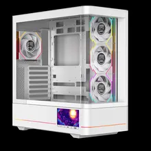Quạt tản nhiệt PC Leopard Interstellar V4 | Kit 3 Fan 120mm, ARGB, Gió thuận, Trắng