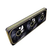 Quạt tản nhiệt PC Leopard TF360 ARGB | Kit 3 Fan 120mm, ARGB 5V 3-pin, Sync Main, Gió thuận, Đen