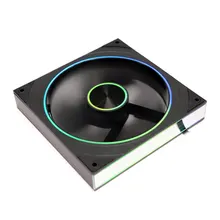 Quạt tản nhiệt PC Leopard TransWarp | Fan lẻ 140mm, ARGB, Gió thuận, Đen