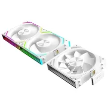 Quạt tản nhiệt PC Leopard V2RS ARGB White | Kit 3 fan 120mm, ARGB