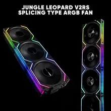 Quạt tản nhiệt PC Leopard V2RS | Kit 3 Fan 120mm, ARGB, Đen