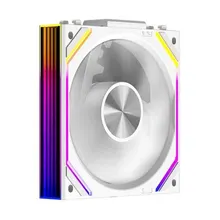 Quạt tản nhiệt PC Leopard V2RS | Kit 3 fan 120mm, ARGB, Gió ngược, Trắng