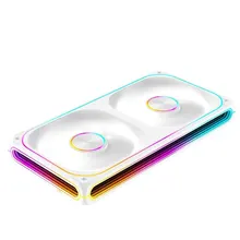 Quạt tản nhiệt PC MIK H240 ARGB (Sync Main) | 700-2,200RPM/fan, 55CFM/fan, Gió ngược, Trắng