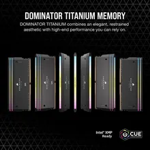 Ram Corsair Dominator Titanium Black 64GB | 2 x 32GB, 6600MHz, DDR5