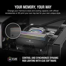Ram Corsair Dominator Titanium Black 64GB | 2 x 32GB, 6600MHz, DDR5