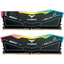 Ram DDR5 TEAMGROUP 32G/6000 T-Force Delta Black RGB (2x16GB) Tản Nhiệt (FF3D532G6000HC38ADC01)