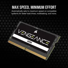 RAM Laptop Corsair Vengeance 16GB DDR5 Black | (1x16GB), 5600MHz CMSX16GX5M1A5600C48