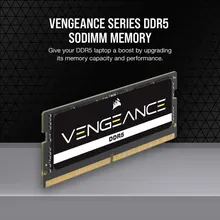 RAM Laptop Corsair Vengeance 16GB DDR5 Black | (1x16GB), 5600MHz CMSX16GX5M1A5600C48