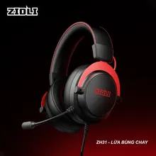Tai Nghe Có Dây Gaming Zidli ZH31 Black (7.1 / USB /  ENC / FPS) - Box