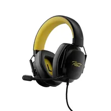 Tai Nghe Gaming Có Dây Zidli X1S Blade | 7.1 Surround Sound, USB, LED, Đen/Vàng