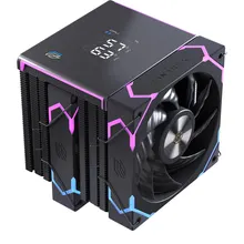 Tản Nhiệt khí EINAREX Glide G300 ARGB Digital | Dual Tower, 6 Heatpipe Đồng, LCD Monitoring, 120mm PWM