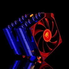 Tản nhiệt khí Leopard G6 Dual Fan (2 Tháp) | 6 Ống Đồng, 2 Quạt 120mm, PWM 4Pin, Đen
