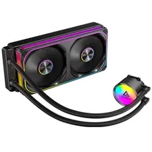 Tản nhiệt nước Antec OMNI Matrix 240 ARGB (UPC 0761345400961) | Radiator 240mm, PWM Fan, Addressable RGB, Đen