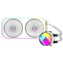Tản nhiệt nước Antec OMNI Matrix 240 ARGB (UPC 0761345400978) | Radiator 240mm, PWM Fan, Addressable RGB, Trắng
