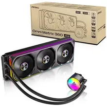 Tản nhiệt nước Antec OMNI Matrix 360 ARGB (UPC 0761345400985) | Radiator 360mm, PWM Fan, Addressable RGB, Đen