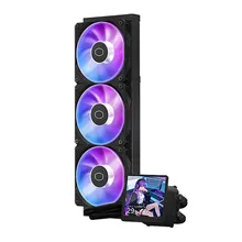 Tản nhiệt nước Cooler Master MasterLiquid Core LCD 4 inch 360 ARGB | Màn hình LCD 4 inch, ARGB, Radiator 360mm, Đen