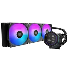 Tản Nhiệt Nước Coolermaster Masterliquid Core Nex Digital 360 ARGB | LED Digital Display, Đen