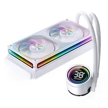 Tản nhiệt nước Jonsbo TH-240 | Fan liền khối, Digital, Trắng