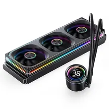 Tản nhiệt nước Jonsbo TH-360 | Fan liền khối, Digital, Đen