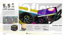 Tản nhiệt nước Leopard Pro Flow 360 ARGB LCD | Trắng