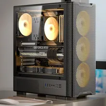 Thùng máy Antec VX310 RGB Elite | F-ATX, Kèm 4 Fan RGB, Kính cường lực