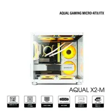 Thùng máy Aqual X2-M | Micro-ATX, Trắng