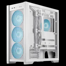 Thùng máy ASUS TUF Gaming GT302 ARGB - White | E-ATX, kèm sẵn 4 fan 14cm ARGB