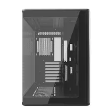 Thùng máy Cooler Master Elite 600 Cong liền khối (Chưa kèm Fan) (E600-KGNN-S00) | Mid Tower, ATX, Kính cường lực, Đen