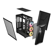 Thùng máy Corsair 3200D RS ARGB Mid-Tower (Sẵn 3 Fan ARGB) (CC-9011344-WW) | ATX, Kính cường lực, Đen