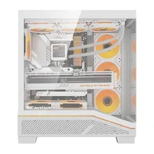 Thùng máy Darkflash K430 F-ATX (Mặt Kính) | ATX/M-ATX/Mini-ITX, Hỗ trợ VGA 425mm, AIO 360mm, Trắng
