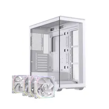 Thùng máy EINAREX Prisma S700 RGB F-ATX (Kèm Sẵn 4F ARGB) | Kính cường lực, USB 3.2 Type-C Gen 2, Trắng