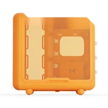 Thùng máy HYTE X50 Astral Orange (Chưa kèm Fan) | Mid-Tower, E-ATX, Kính cường lực, Cam