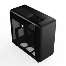 Thùng máy HYTE X50 Pitch Black (Chưa kèm Fan) | Mid-Tower, E-ATX, Kính cường lực, Đen