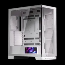 Thùng máy Jungle Leopard AX-8 LCD (Không kèm Fan) | Mid Tower, ATX/M-ATX/ITX, ARGB, Trắng