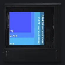 Thùng máy Lian Li LANCOOL 217 INF (CASELL217INFX) (Kèm Sẵn 3F) | ATX, GPU 380mm, Đen