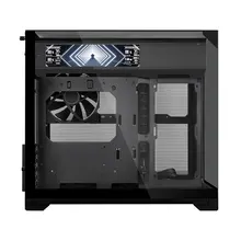 Thùng máy Lian Li O11 Vision M Digital (LCD 9.2 inch) (Không Kèm Fan) (CASELLO11VMDX) | M-ATX/ITX, LCD 9.2 inch, VGA 410mm, Đen