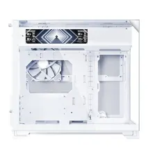 Thùng máy Lian Li O11 Vision M Digital (LCD 9.2 inch) (Không Kèm Fan) (CASELLO11VMDW) | M-ATX/ITX, LCD 9.2 inch, VGA 410mm, Trắng