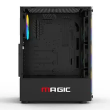 Thùng máy MAGIC GA-03 ATX (Chưa kèm Fan) | Mặt Kính, Đen
