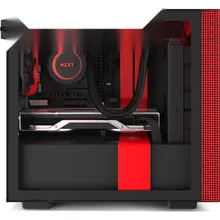 Thùng máy NZXT H210i - Đen đỏ | Mini ITX, nhập khẩu (CA-H210i-W1)