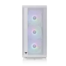 Thùng máy Thermaltake S200 TG ARGB Snow Mid Tower Chassis | Trắng, sẵn 4 fan ARGB (CA-1X2-00M6WN-00)