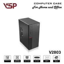 Thùng máy VSP V2803 - Black | Kèm sẵn USB 3.0, không kèm fan