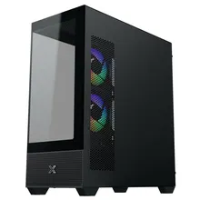 Thùng máy Xigmatek Alphard ATX - Đen | Kèm sẵn 3 fan (EN 43796)