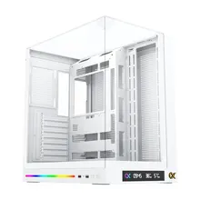 Thùng máy Xigmatek Ocean II Digital ATX Arctic (EN90717) | Không kèm Fan, Trắng