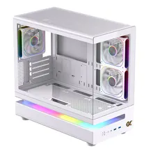 Thùng máy XIGMATEK WIND M 3AF ARCTIC EN90342 | M-ATX/ITX, Kèm 3 Fan, Trắng
