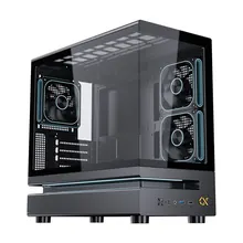 Thùng máy XIGMATEK WIND M 3AF EN90335 | M-ATX/ITX, Kèm 3 Fan, Đen