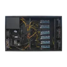 Vỏ Case Bitcoin 4U 4U2 (4 Fan – Lắp 8 VGA)
