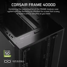 Vỏ Case Corsair Frame 4000D Modular Mid Tower - Black (CC-9011290-WW)